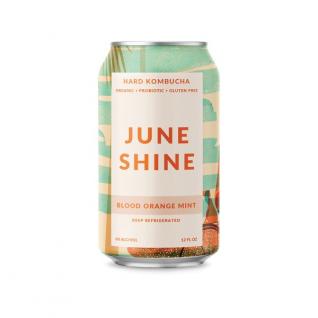JuneShine - Blood Orange Mint Hard Kombucha (6 pack cans) (6 pack cans)