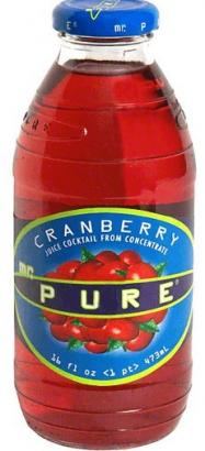 Mr. Pure - Cranberry Juice 32oz. (32oz can) (32oz can)